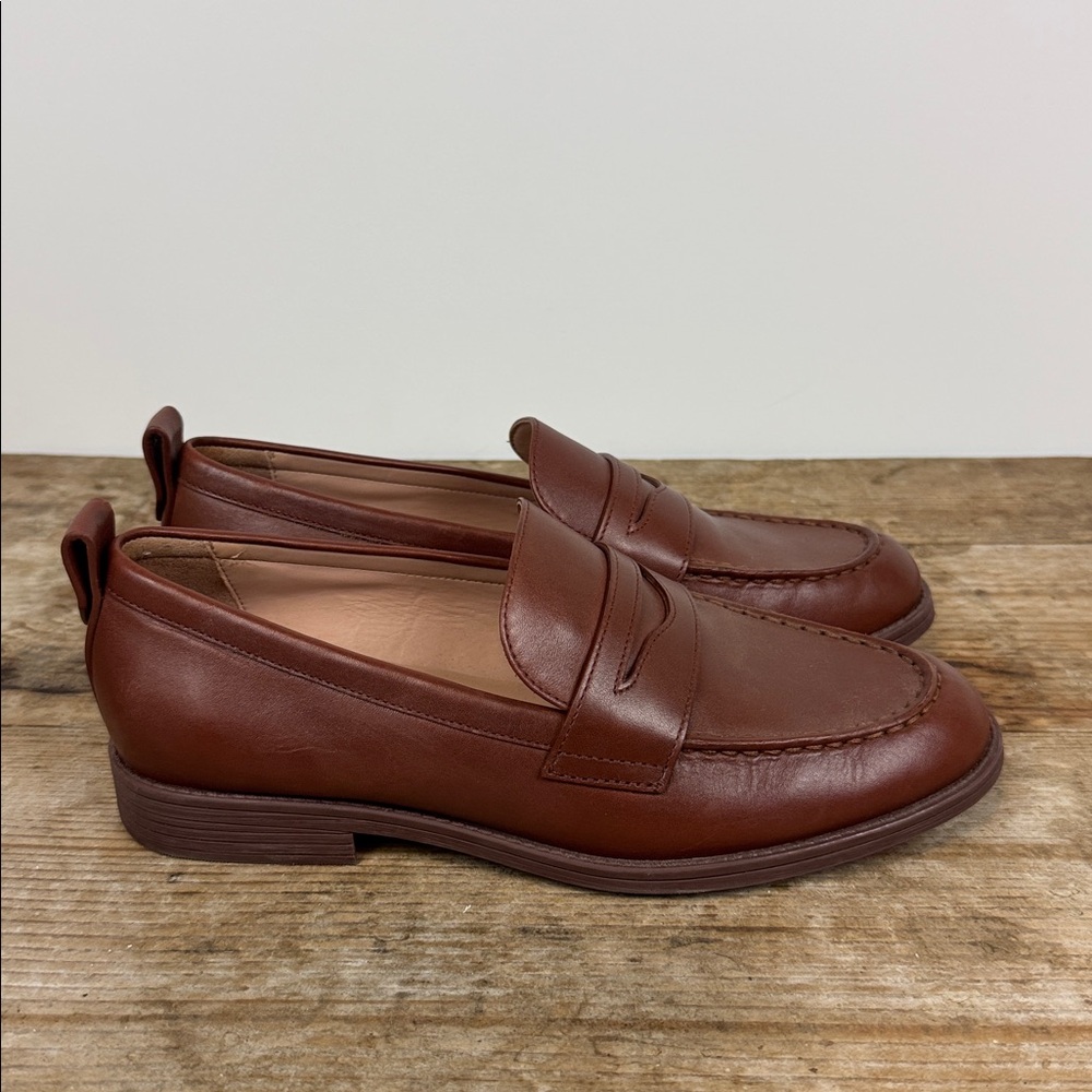 Cole Haan Chestnut Leather Flats